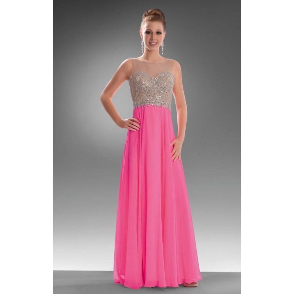 2 Cute 52176 Size 2 Fuchsia Formal Dress Gown NWT